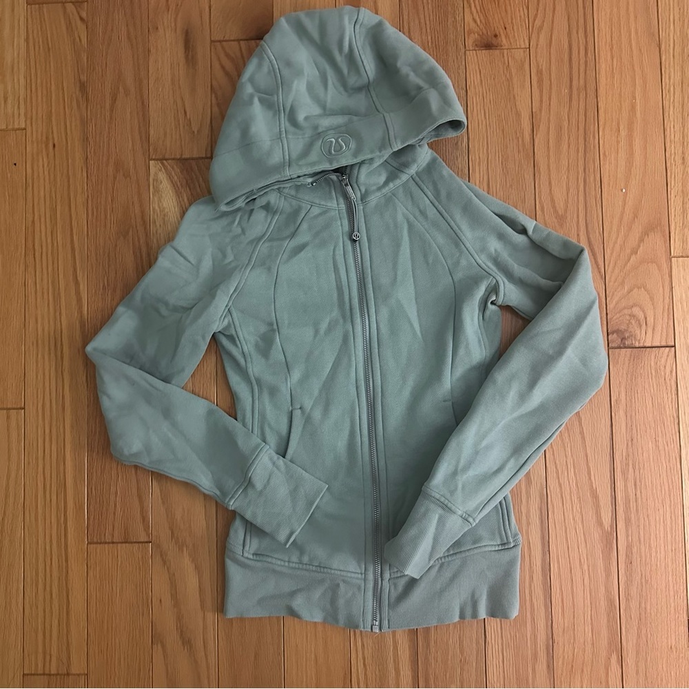 Scuba Full Zip Hoodie - Silver Blue